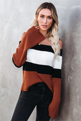 Carmen Bell Sleeve Off The Shoulder Sweater Top