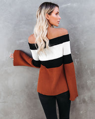 Carmen Bell Sleeve Off The Shoulder Sweater Top