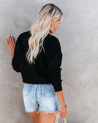 Cha Cha Cotton Pullover - Black