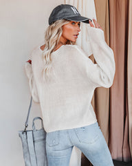 Christian Knit Sweater - Ivory - FINAL SALE