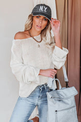 Christian Knit Sweater - Ivory - FINAL SALE
