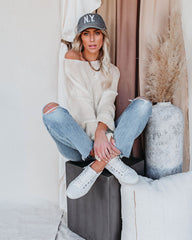 Christian Knit Sweater - Ivory - FINAL SALE