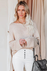 Christian Knit Sweater - Wheat