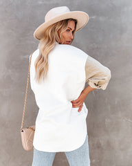 Colorblock The Sun Cotton Corduroy Shacket