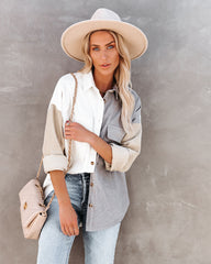 Colorblock The Sun Cotton Corduroy Shacket