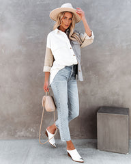 Colorblock The Sun Cotton Corduroy Shacket