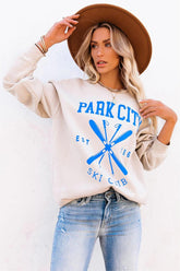 Cotton Blend Park City Ski Club Sweatshirt