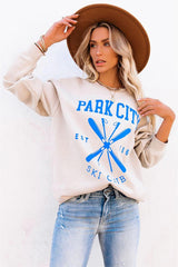 Cotton Blend Park City Ski Club Sweatshirt