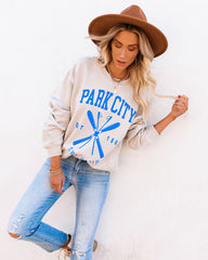 Cotton Blend Park City Ski Club Sweatshirt