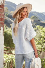 Destiny Cotton Top - Optic White