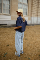 Navy Blue Short Sleeves T-shirt