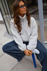 Light Grey Fleece Jacket