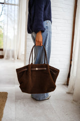 Brown Woolen Bag