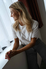 White Crochet Flower Blouse