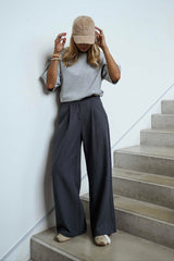 Dark Grey Loose Pants
