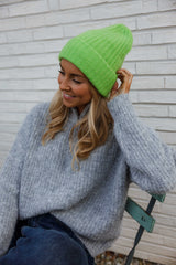 Lime Green Beanie Hat