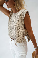 Leopard Print Tank Top