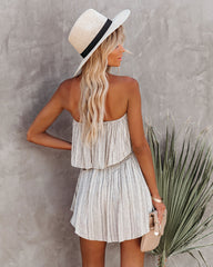 Fairgrounds Smocked Strapless Romper