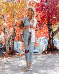 Garwood Colorblock Corduroy Shacket