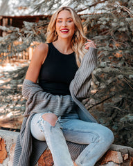 Halo Seamless Crop Top - Black