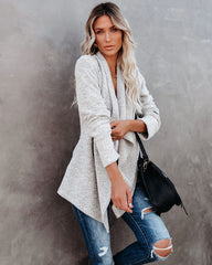 Harvard Pocketed Drape Coatigan