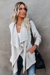 Harvard Pocketed Drape Coatigan