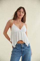 Ivy Mesh Babydoll Cami