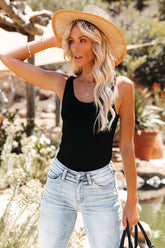 Kip Seamless Scoop Tank - Black