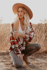 Liverpool Plaid Button Down Shacket
