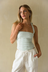 Marin Linen Halter Top