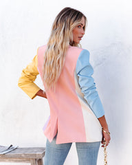 Mariposa Pocketed Blazer - Multi