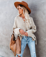 Montana Cotton Henley Sweater