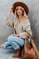 Montana Cotton Henley Sweater