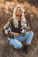 Montgomery Distressed Plaid Shacket