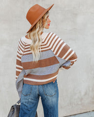 Raphael Striped Crop Knit Sweater