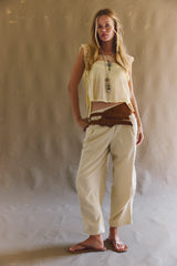 Khaki Casual Cargo Pants