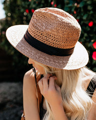 PREORDER - Velasco Paper Straw Hat - Light Brown