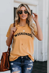 Weekender Distressed Vintage Cotton Tee