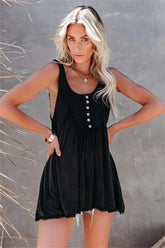 Wonderful Day Relaxed Knit Tunic - Faded Black