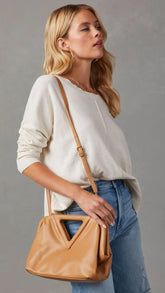 Oatmeal Solid Knit Sweater