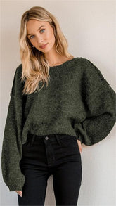 Forest Green Knit Sweater