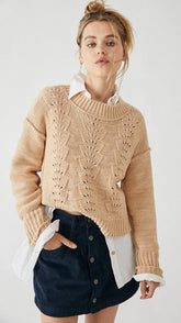 Black Button Down Mini Skirt