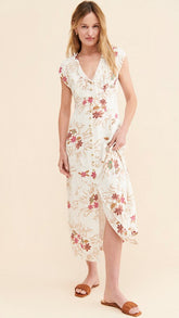 Rosemary Print Midi Dress