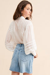 Light Blue Denim Shorts