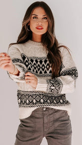 Vintage Cable Knit Sweater