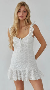Daisy White Mini Dress