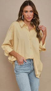 Yellow Button Down Shirt