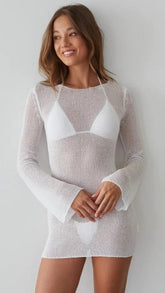White Cover-Up Dress