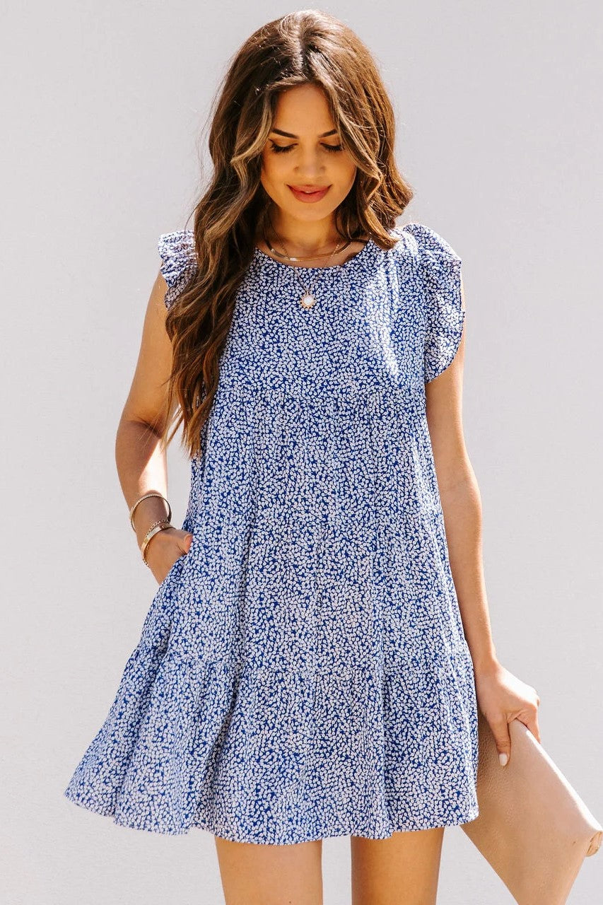 Blue Ivy Pocketed Tiered Babydoll Tunic