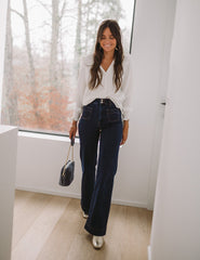 Dark Blue Denim Jeans